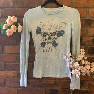 Grail Distressed Long Sleeve Tee